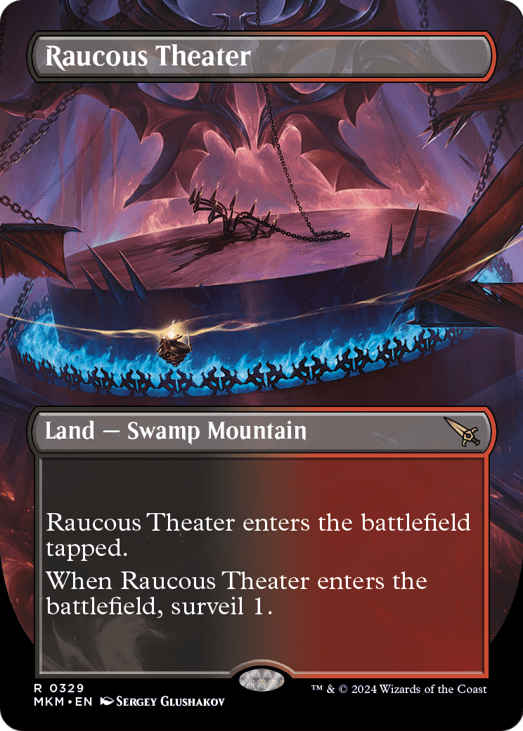 Raucous Theater (Borderless) (MKM-329) - Murders at Karlov Manor Foil