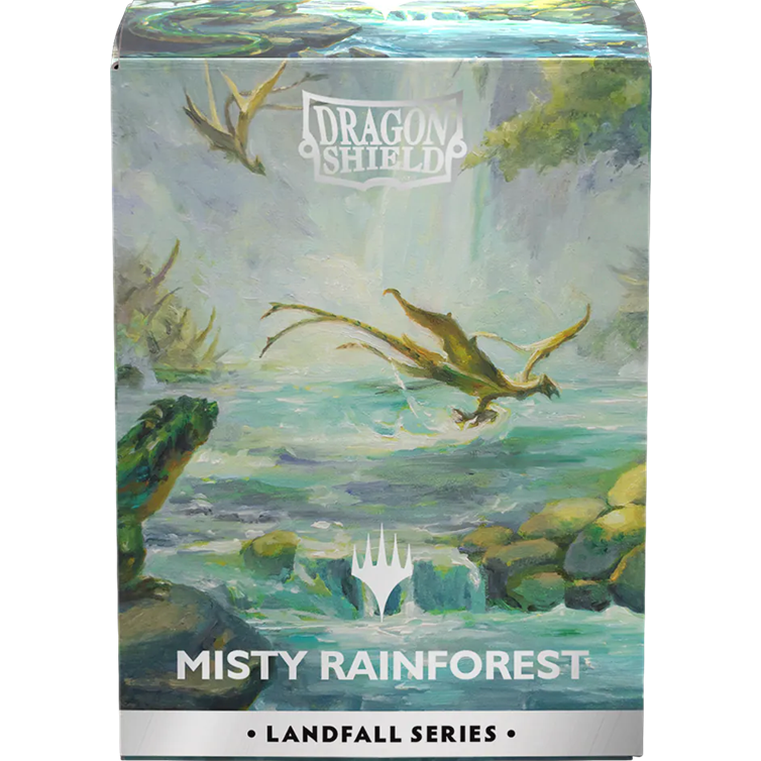 Dragon Shield Matte Dual Art Sleeves: Misty Rainforest 100CT