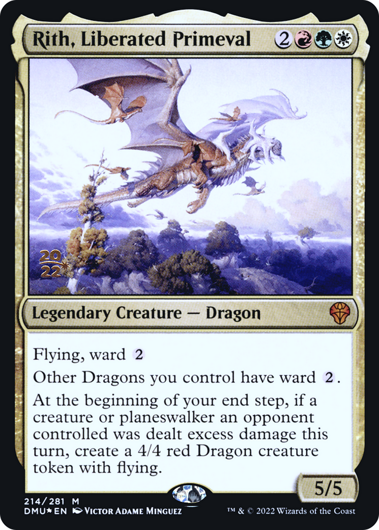 Rith, Liberated Primeval (PRE-214) - Dominaria United Promos Foil