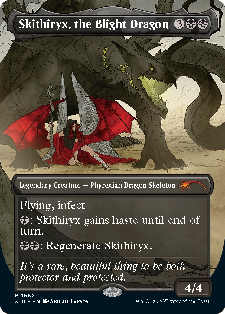 Skithiryx, the Blight Dragon (SLD-1562) - Secret Lair Drop (Borderless)
