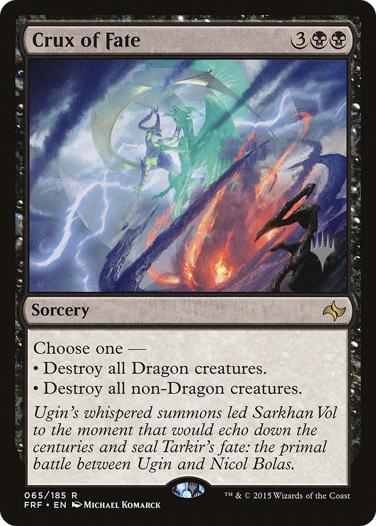 Crux of Fate (PPIKO-065) - Fate Reforged Promos