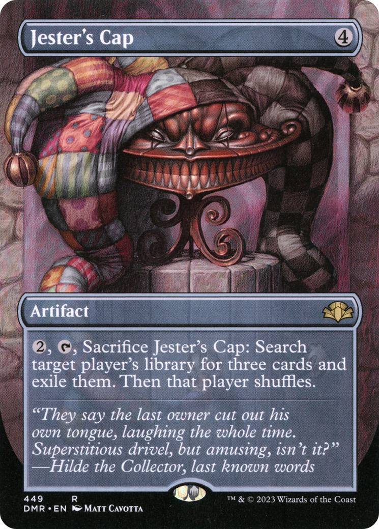 Jester's Cap (Borderless) (DMR-449) - Dominaria Remastered Foil