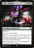 Lich's Mastery (PRE-98S) - Dominaria Promos Foil