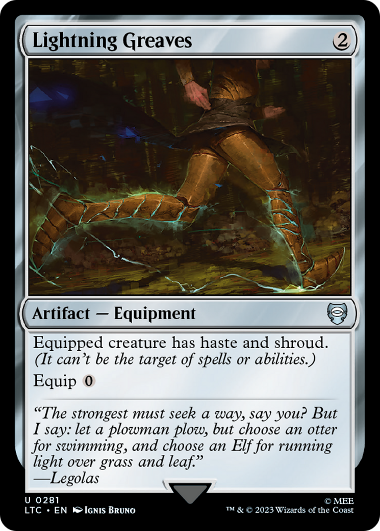Lightning Greaves (LTC-281) - Tales of Middle-earth Commander