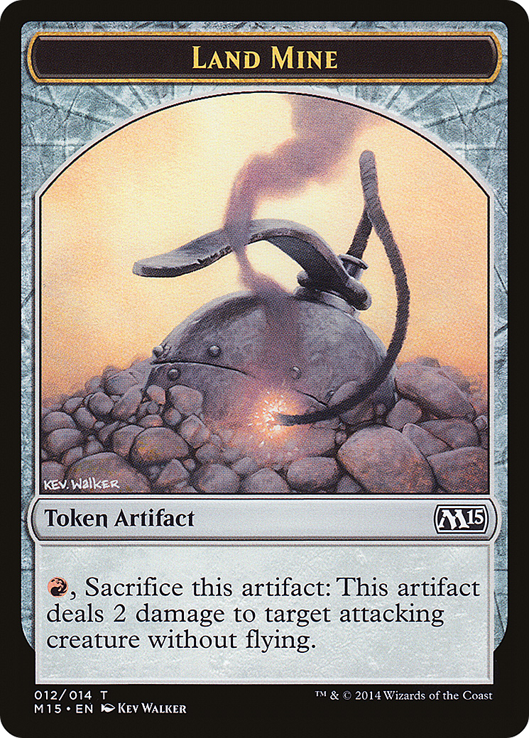 Land Mine Token (M15-012) - Magic 2015 Tokens