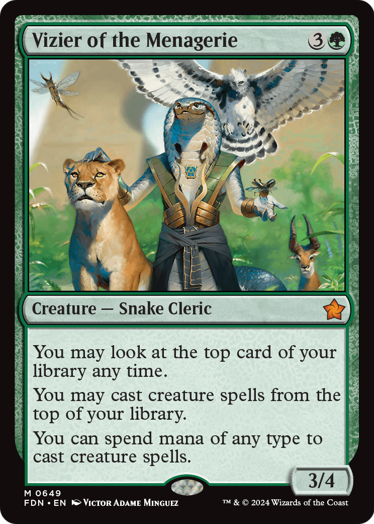 Vizier of the Menagerie (0649) (FDN-649) - Foundations