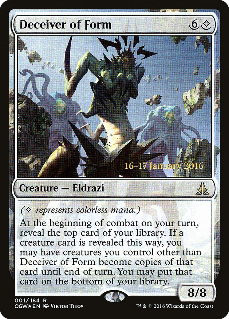 Deceiver of Form (PRE-01S) - Oath of the Gatewatch Promos Foil