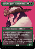 Selvala, Heart of the Wilds (Borderless) (CMM-681) - Commander Masters Foil