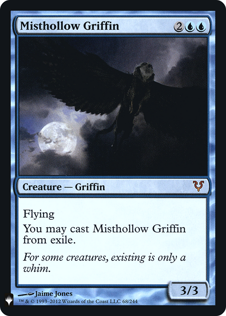Misthollow Griffin (LIST-AVR-68) - The List Foil