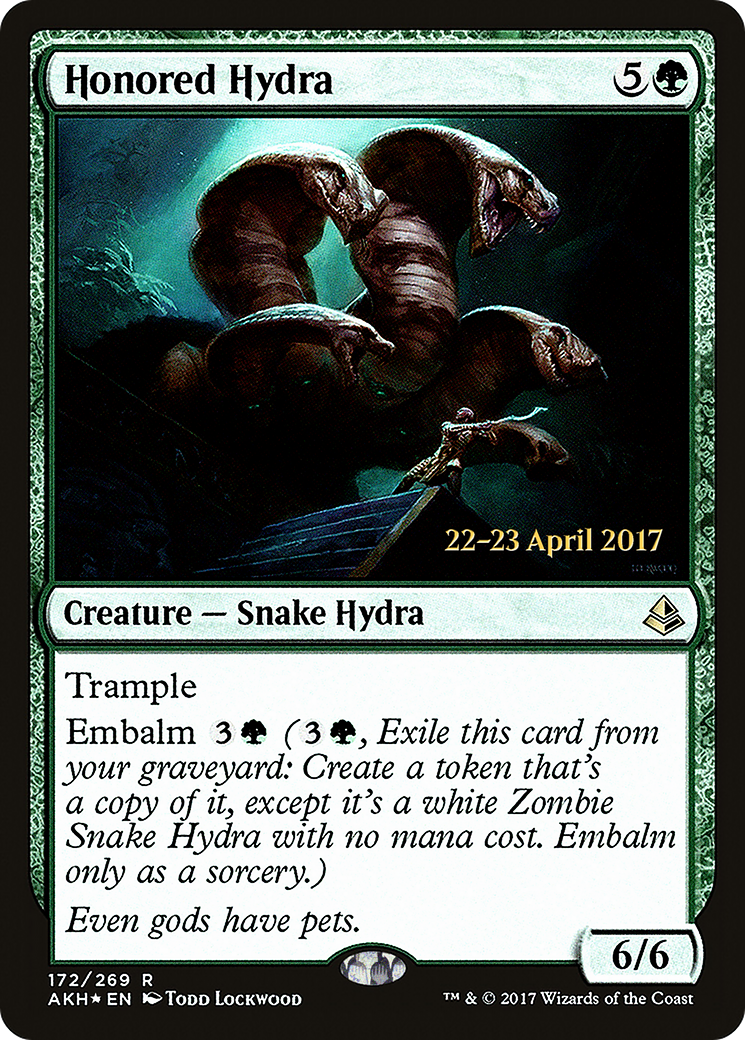 Honored Hydra (PRE-172S) - Amonkhet Promos Foil