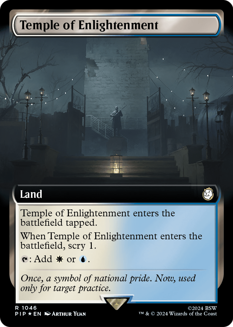 Temple of Enlightenment (Extended Art) (Surge Foil) (PIP-1046) - Fallout: (Extended Art) Foil