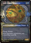 Gold-Forged Thopteryx (Halo Foil) (MAT-211) - March of the Machine: The Aftermath: (Showcase) Foil