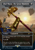 Ghal Maraz, the Great Shatterer - Loxodon Warhammer (Borderless) (SLD-1034) - Secret Lair Drop / Ghal Maraz, the Great Shatterer Foil