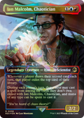 Ian Malcolm, Chaotician (Borderless) (Emblem) (REX-038) - Jurassic World Collection Foil