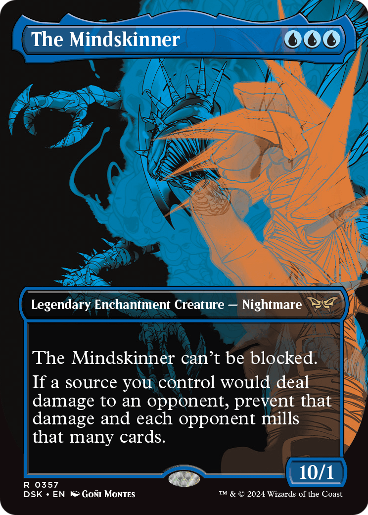 The Mindskinner (Showcase) (DSK-357) - Duskmourn: House of Horror (Borderless) Foil