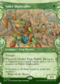 Valley Mightcaller (Showcase) (BLB-326) - Bloomburrow: (Showcase) (Borderless) Foil