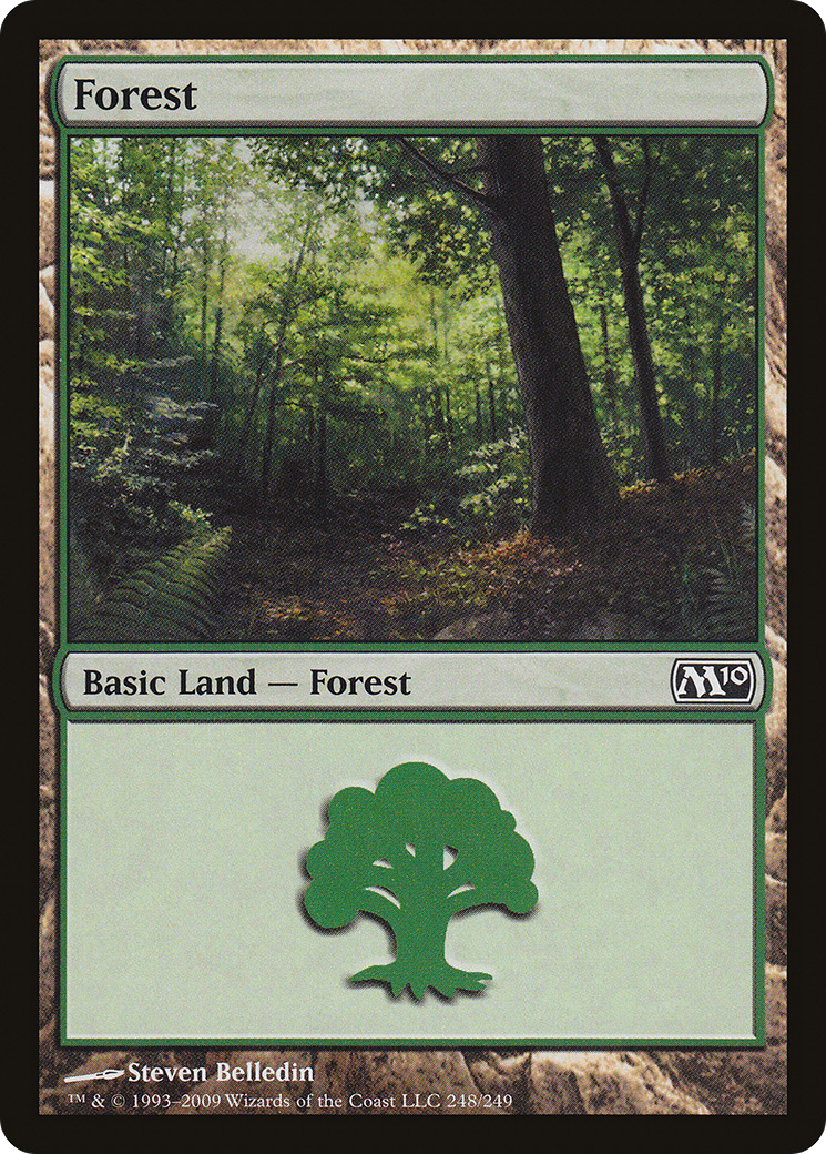 Forest (248) (M10-248) - Magic 2010 Foil