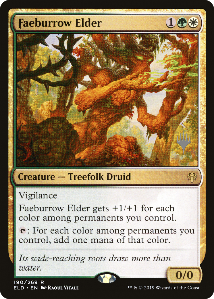 Faeburrow Elder (PPELD-190) - Throne of Eldraine Promos