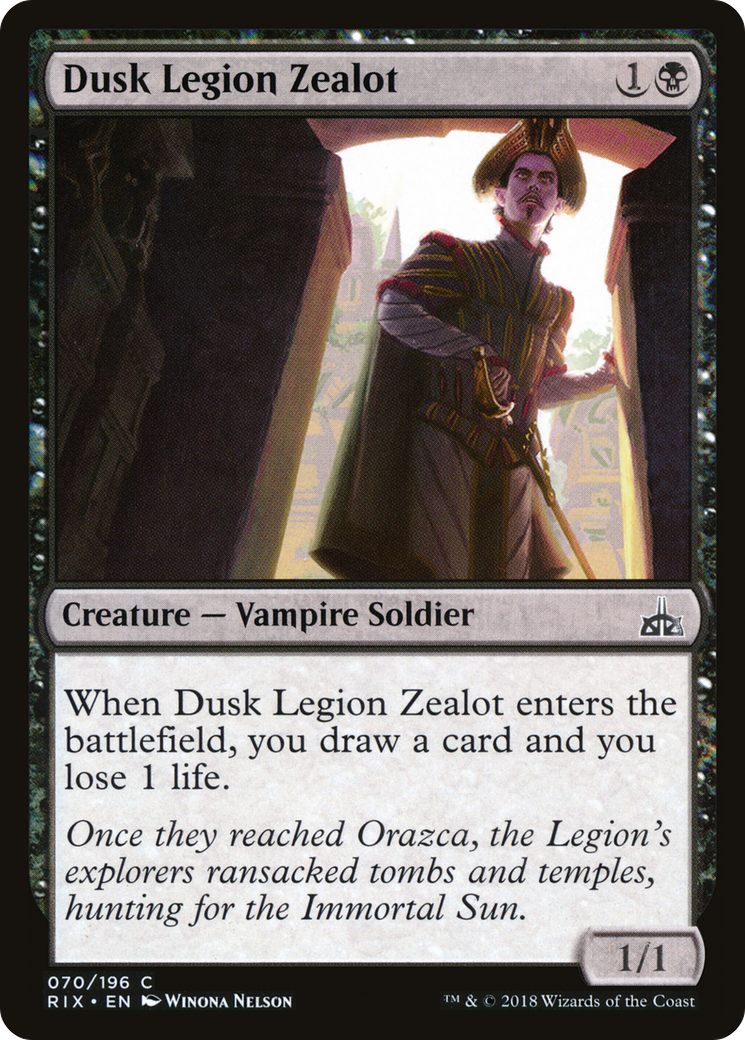 Dusk Legion Zealot (RIX-070) - Rivals of Ixalan Foil