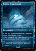 Roiling Dragonstorm (PPTDM-421) - Promo Pack: Tarkir: Dragonstorm: (enchantment) Foil