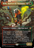 Bello, Bard of the Brambles (Borderless) (BLC-001) - Bloomburrow Commander Foil