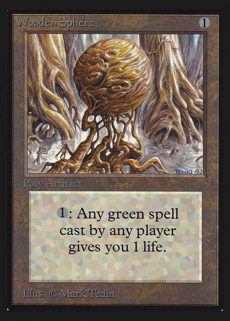 Wooden Sphere (IE) (IED-) - Intl. Collectors' Edition