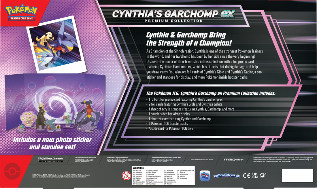 Pokemon TCG: Cynthias Garchomp ex Premium Collection