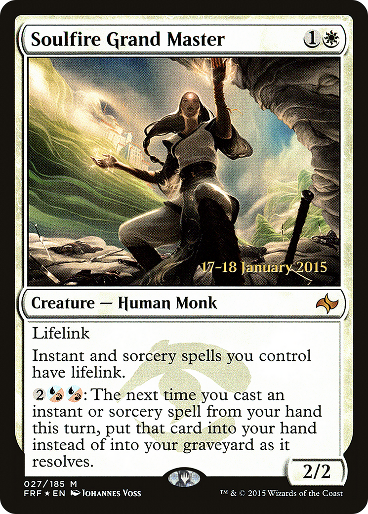 Soulfire Grand Master (PRE-27S) - Fate Reforged Promos Foil