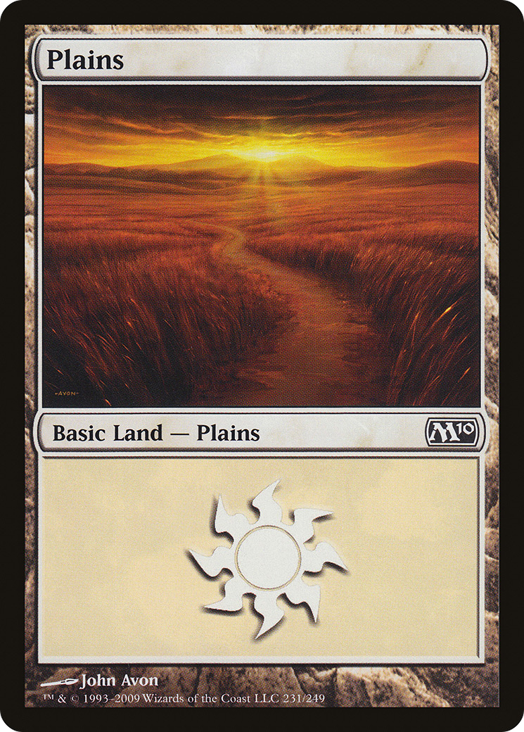 Plains (231) (M10-231) - Magic 2010 Foil