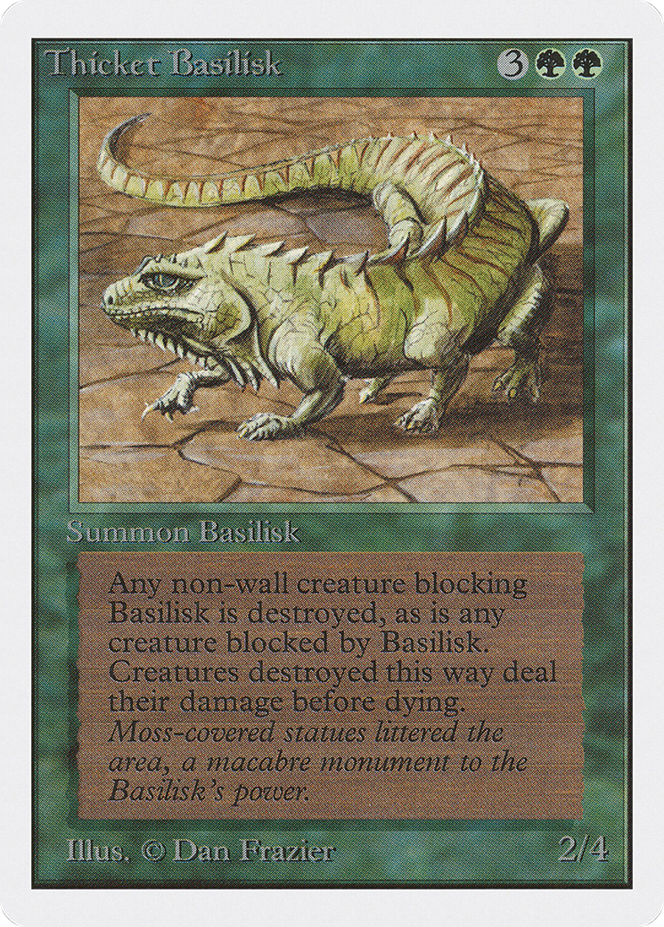 Thicket Basilisk (2ED-) - Unlimited Edition
