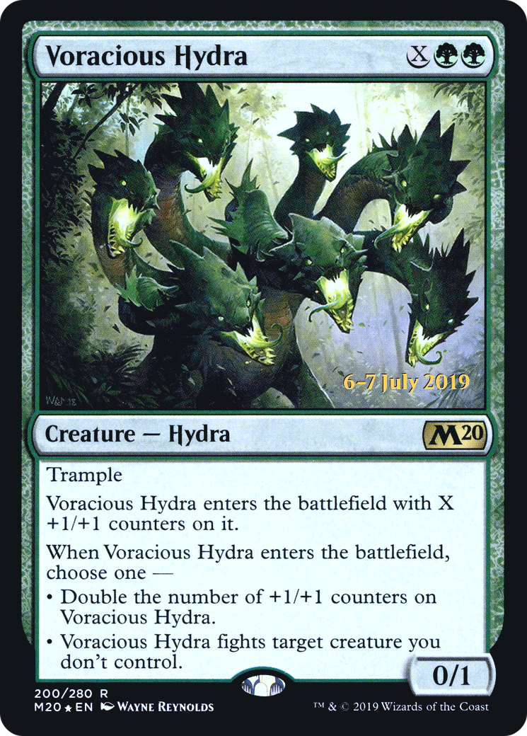 Voracious Hydra (PRE-200S) - Core Set 2020 Promos Foil