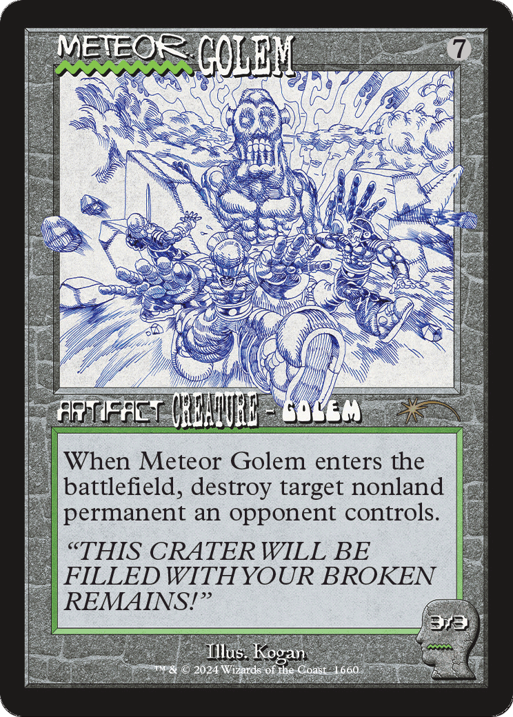 Meteor Golem (1660) (SLD-1660) - Secret Lair Drop
