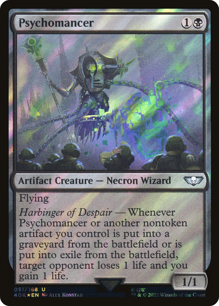 Psychomancer (Surge Foil) (40K-051) - Warhammer 40,000 Commander Foil