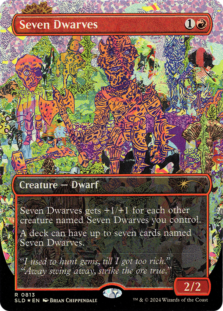 Seven Dwarves (0813) (SLD-813) - Secret Lair Drop (Borderless) Foil