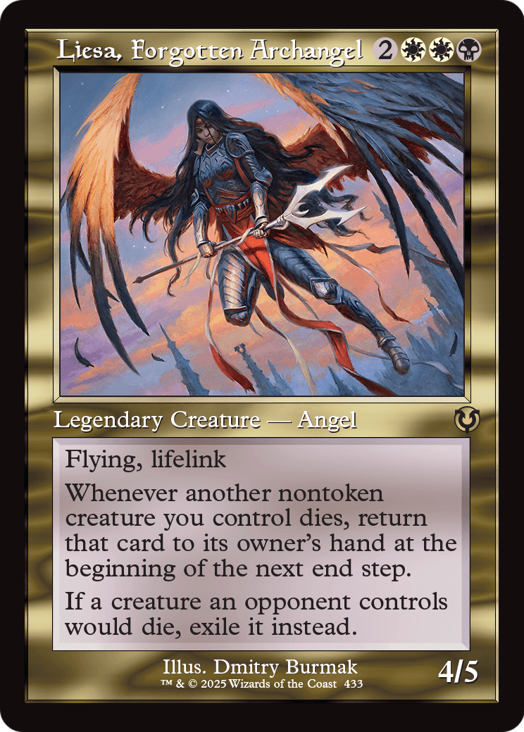 Liesa, Forgotten Archangel (Retro Frame) (INR-433) - Innistrad Remastered