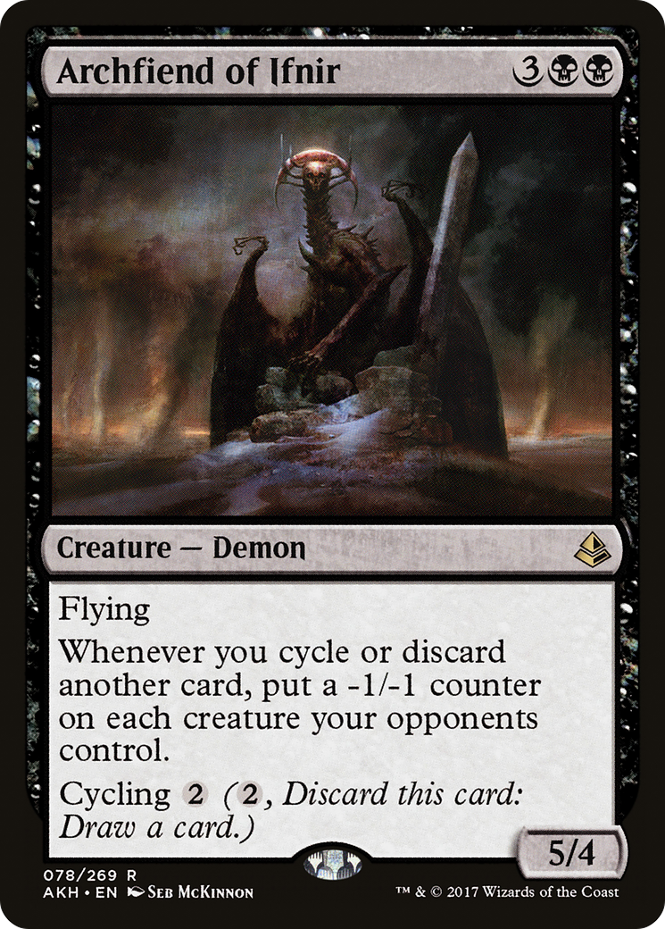 Archfiend of Ifnir (AKH-078) - Amonkhet Foil