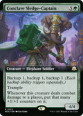 Conclave Sledge-Captain (Extended Art) (MOC-123) - March of the Machine Commander: (Extended Art) Foil