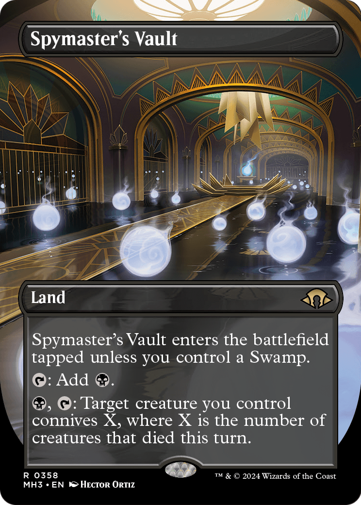 Spymaster's Vault (Borderless) (MH3-358) - Modern Horizons 3