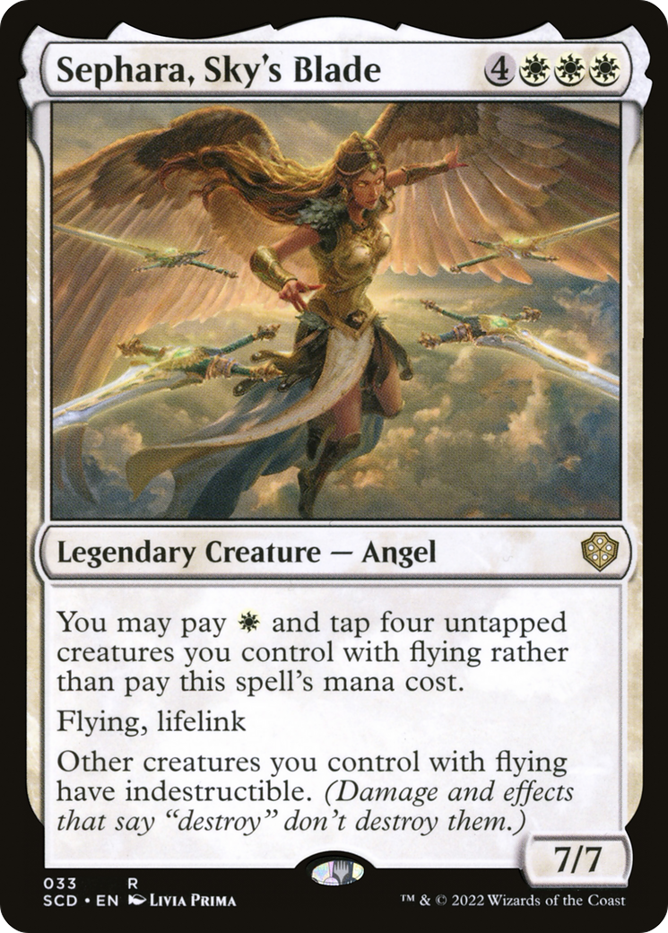 Sephara, Sky's Blade (SCD-033) - Starter Commander Decks