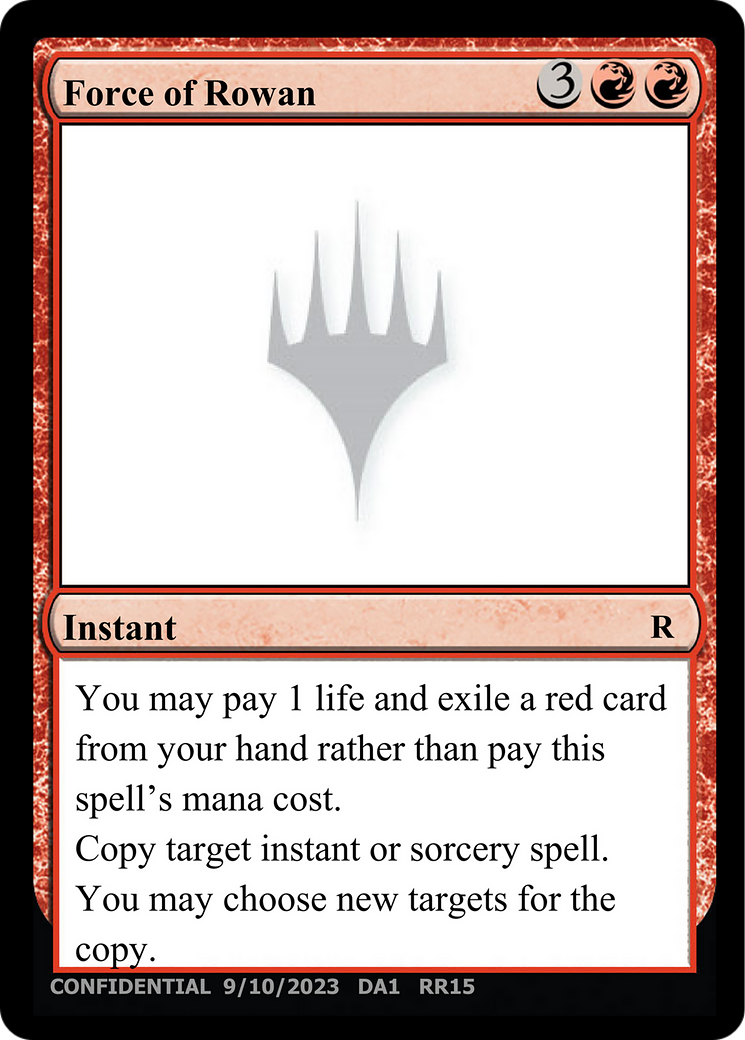 Force of Rowan (UNK-RR15) - Unknown Event