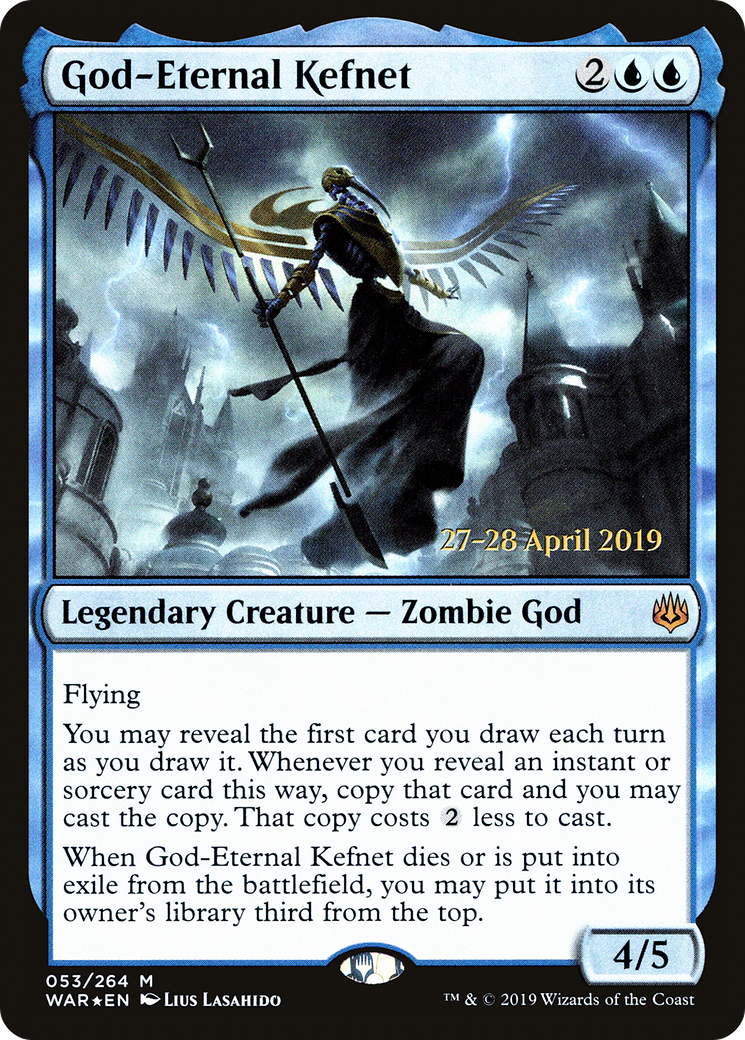 God-Eternal Kefnet (PRE-53S) - War of the Spark Promos Foil