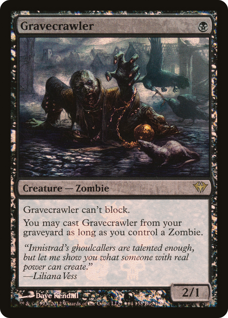Gravecrawler (BABP-064) - Dark Ascension Promos Foil