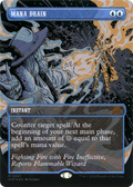 Mana Drain (Textured Foil) (OTP-067) - Breaking News (Borderless) Foil