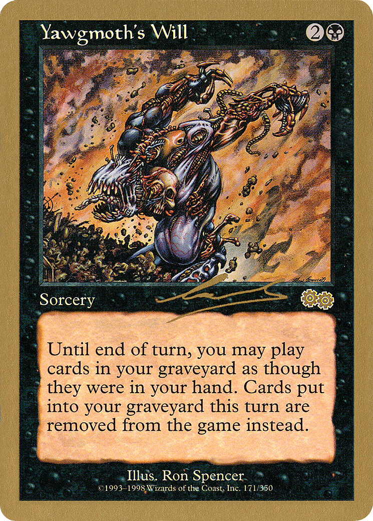 Yawgmoth's Will - 2000 Nicolas Labarre (USG) (WCD-) - World Championship Decks 2000