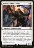 Keeper of the Accord (PPMKM-027) - Commander Legends Promos Foil