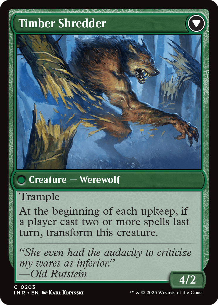 Hinterland Logger (INR-203) - Innistrad Remastered