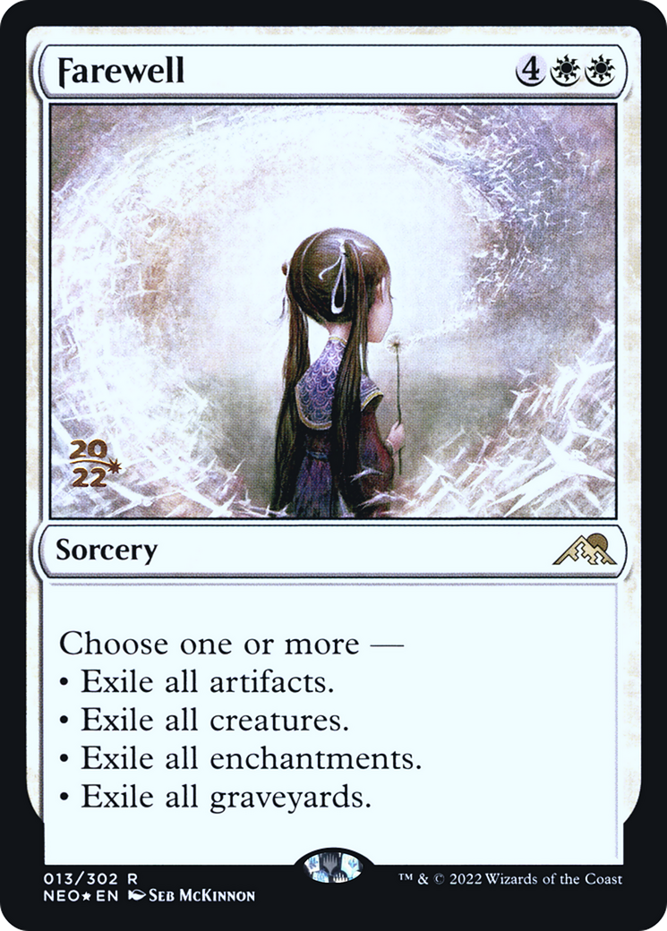 Farewell (PRE-013) - Kamigawa: Neon Dynasty Promos Foil
