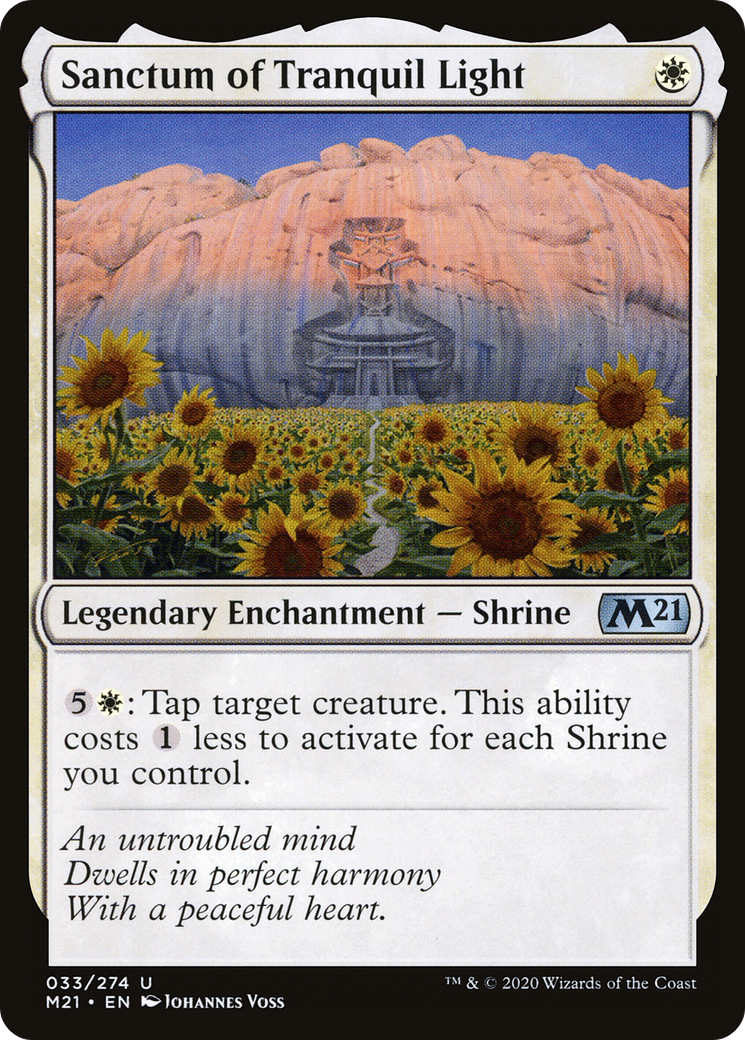 Sanctum of Tranquil Light (M21-033) - Core Set 2021 Foil