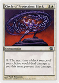 Circle of Protection: Black (8ED-010) - 8th Edition
