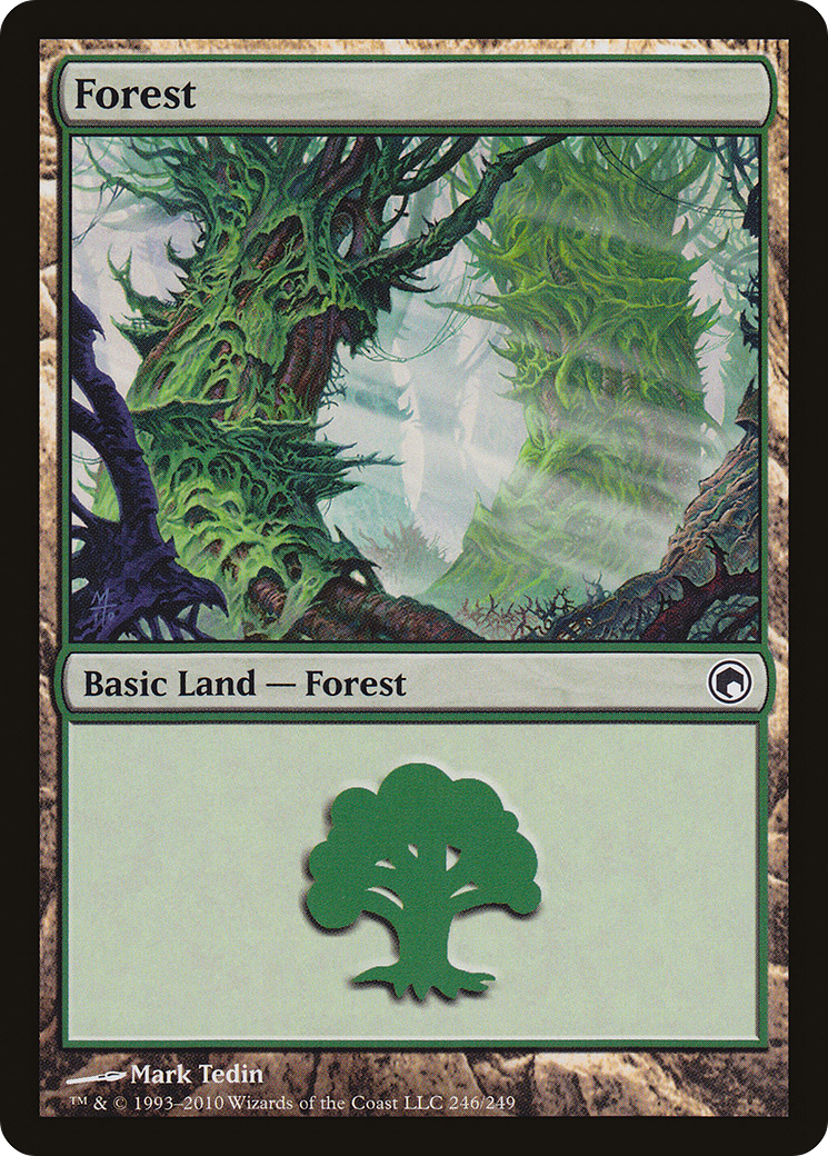 Forest (246) (SOM-246) - Scars of Mirrodin